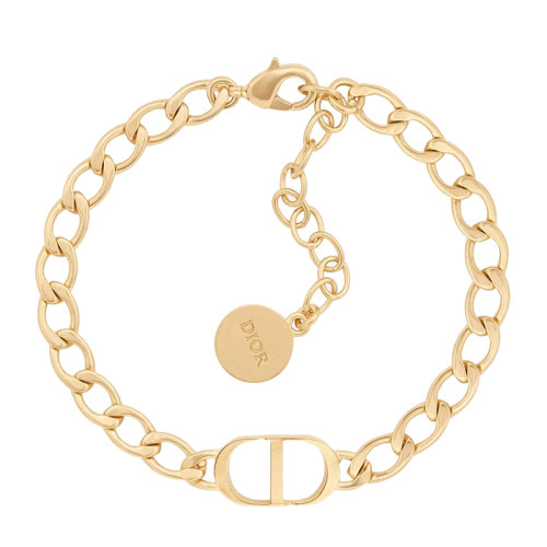 DIOR/迪奥 PETIT CD系列 女士镀金金属镂空CD字母手链B1234PTCMT_D300