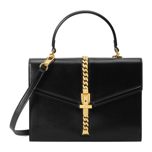 GUCCI/古驰 Sylvie 1969系列小号手提包 皮质 602781 1DB0G