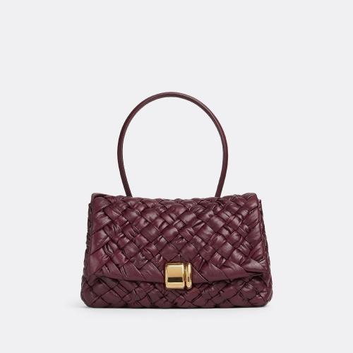  BV葆蝶家 22年秋冬 女士 单肩包 sac porte epaule rumple moyen format 717582V2BJ12250