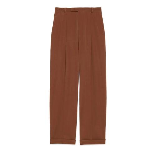  GUCCI古驰 22年秋冬 男士 饰Gucci标签羊毛长裤 690474 ZAJSI 2208