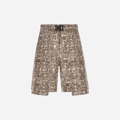  DIOR迪奥 22年秋冬 男士 短裤 CACTUS JACK DIOR 工装短裤 283L189A0595_C187