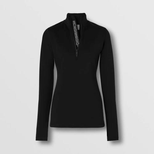  BURBERRY 22年秋冬 女士 徽标装饰弹力平织高领上衣 80586871