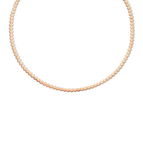 Chaumet/尚美 Bee My Love系列 女士18k金玫瑰金几个图案项链083987