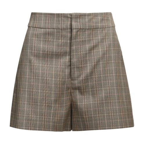 【Designer Womenwear】Chris by Christopher Bu/卜柯文 女士短裤 2019春夏新品 格纹短裤