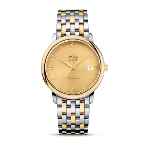 OMEGA/欧米茄 碟飞系列 典雅 同轴腕表 精钢 18K金 自动机械 男士腕表 424.20.37.20.08.001