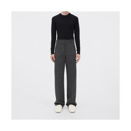  BV葆蝶家 22年秋冬 男士 休闲裤 pantalon droit en flanelle de laine 716707V2CA01962