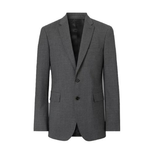  BURBERRY 22年秋冬 男士 修身剪裁弹力羊毛西装 80284081