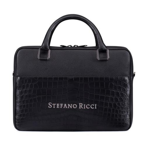  STEFANO RICCI 史蒂芬 22年春夏 男士 公文包 手工商务包 371089001