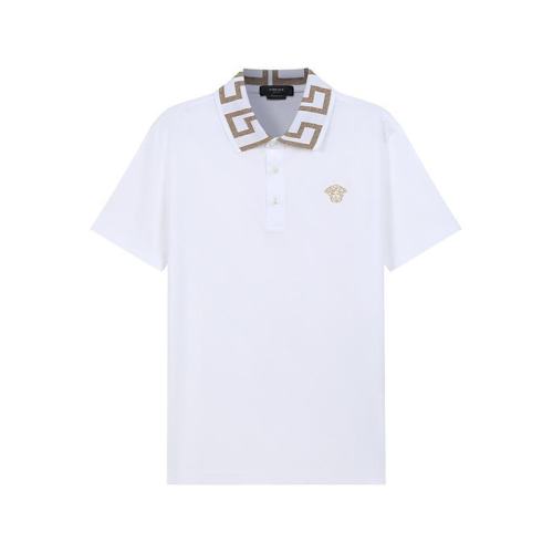  VERSACE/范思哲 男士白色棉质短袖polo衫 A87402 1A01552 A1001 PLFSX