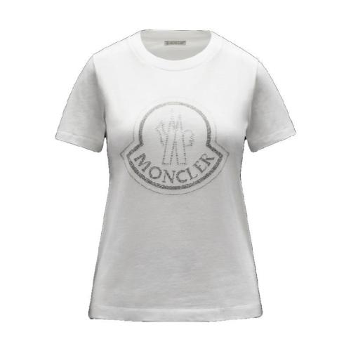  MONCLER蒙可蒙克莱 22年秋冬 女士 短袖T恤 Logo T-Shirt H20938C00016829FB033