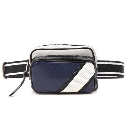 Givenchy/纪梵希 男士蓝色小牛皮腰包 BK502WK0HY 490 PLSX