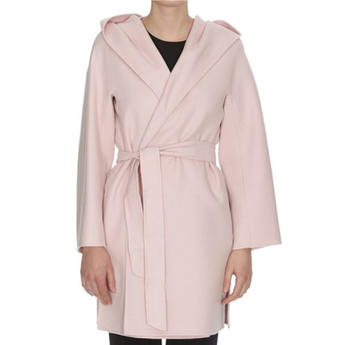 MaxMara/麦丝玛拉 女士 时尚百搭 女装 粉色羊毛大衣 60110397EUFORIA016 HJH0022B