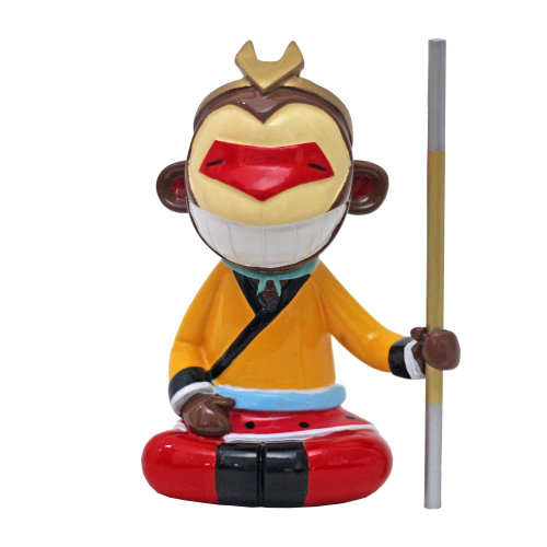 【DesignerLifestyle】Thewalkingzebra/行走的斑马《大笑齐天·孙悟空》原创艺术雕塑摆件限量大圣手绘礼物