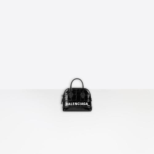  BALENCIAGA巴黎世家 22年春夏 女士 单肩包 Ville 迷你 Top Handle 手袋 6397561LRP31090 预定商品1-3周发货