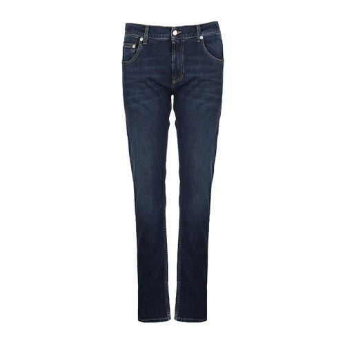 Alexander McQueen/亚历山大麦昆时尚微弹直筒男士牛仔裤625681QQY21