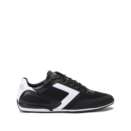 HUGO BOSS/雨果博斯 2021款 男士织物等多种材质拼接网眼系带休闲运动鞋 50445677