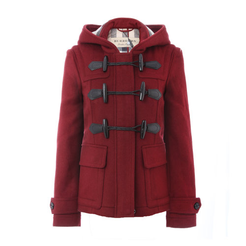 BURBERRY/博柏利/卡其色女士短款大衣