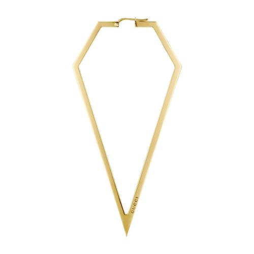 GUCCI古驰 22年秋冬 女士 大号三角形单边耳环 726859 I4600 8005