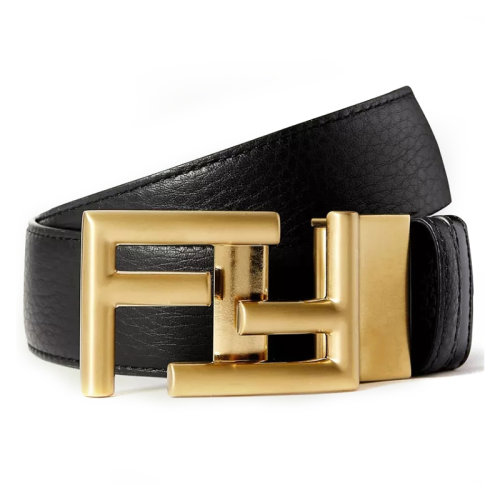 FENDI/芬迪 男士黑色皮革腰带 7C0344 70J F05TC