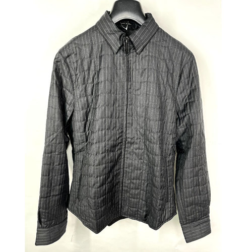 Emporio Armani/安普里奥阿玛尼黑色条纹男士上衣  R1C950R1130632  瑕疵折扣