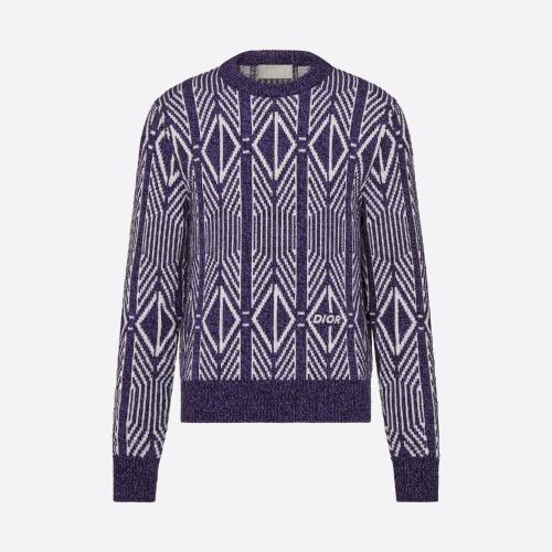  DIOR迪奥 22年秋冬 男士 针织衫 Pull a col rond 313M650AT477_C480