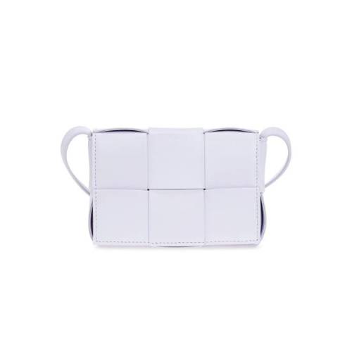 Bottega Veneta/葆蝶家 CASSETTE斜挎包迷你Intreccio编织皮革 羊皮革 666688VMAY15308