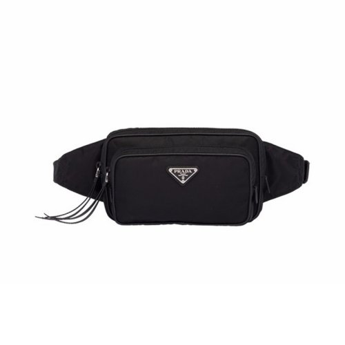  PRADA/普拉达 女士黑色尼龙腰包 1BL010 R064 F0002 PLSX