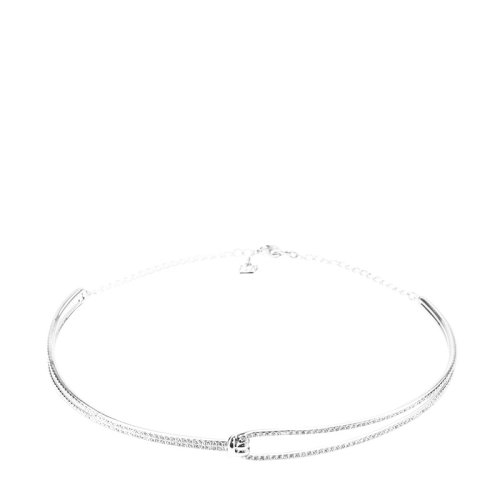 Swarovski/施华洛世奇 女士玫瑰白色仿水晶时尚简约LIFELONG束颈锁骨链项链 5390822