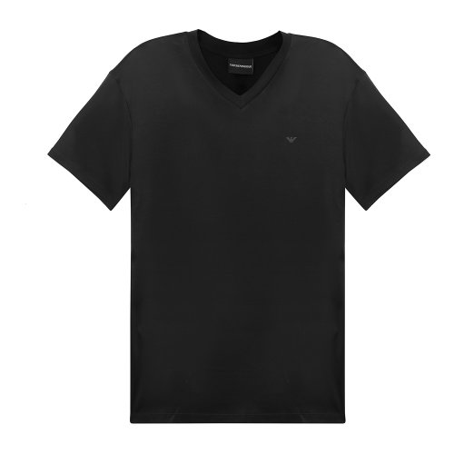 Emporio Armani/安普里奥阿玛尼[Capsule Travel Essential] 黑色 男士短袖T恤   黑色 XL 黑色 XL