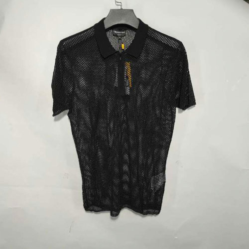 Emporio Armani/安普里奥阿玛尼 黑色网状男士针织衫