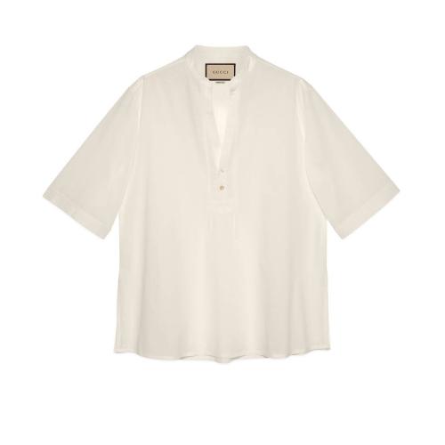  GUCCI古驰 22年秋冬 男士 棉质宽松衬衫 654888 Z3877 9072