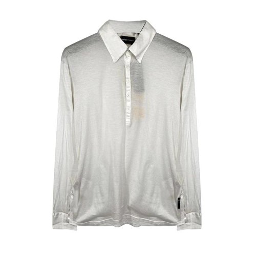 Emporio Armani/安普里奥阿玛尼 米色男士长袖POLO衫