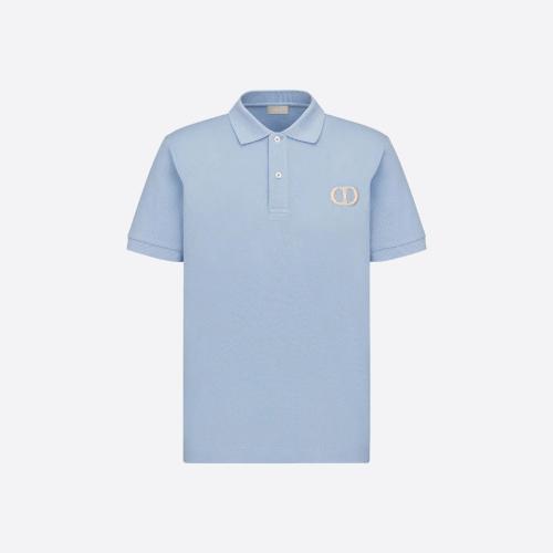  DIOR迪奥 22年秋冬 男士 短袖Polo Polo CD?Icon 013J800A0373_C581