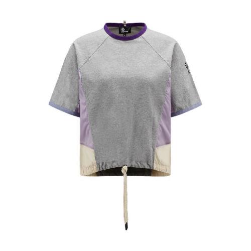  MONCLER蒙可蒙克莱 22年秋冬 女士 短袖T恤 French Terry T-Shirt H20988C00002809AD985