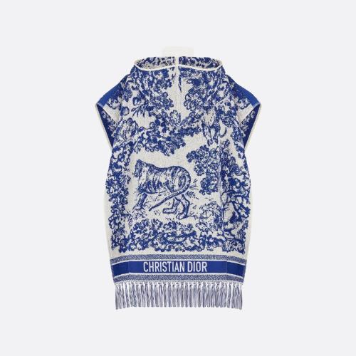  DIOR迪奥 22年春夏 女士 斗篷 Dior 印花连帽披风 14JOU370I900_C506