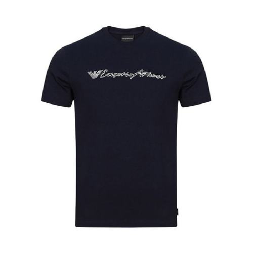  Emporio Armani/安普里奥阿玛尼 男士海军蓝棉质短袖T恤 3Z1T961J00Z0922