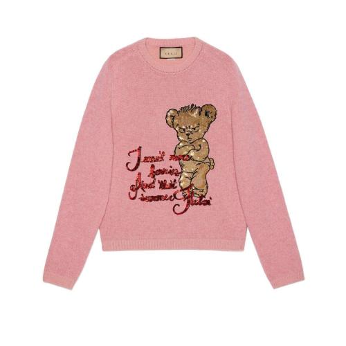  GUCCI古驰 22年秋冬 男士 Gucci HA HA HA特别系列毛衣 721805 XKCS7 5018