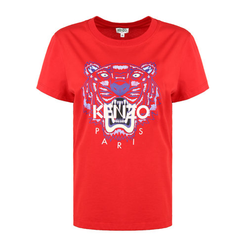 KENZO/高田贤三女装虎头T恤女士短袖T恤女FA52TS721经典虎头