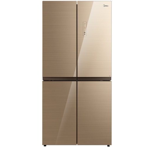 Midea/美的 BCD-456WGM 456升十字对开门风冷无霜冰箱铂金净味玻璃面板凯撒金