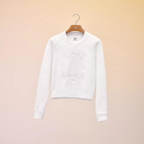  HERMES爱马仕 22年秋冬 女士 卫衣 Sweat-shirt brode H2E4609DQ9034