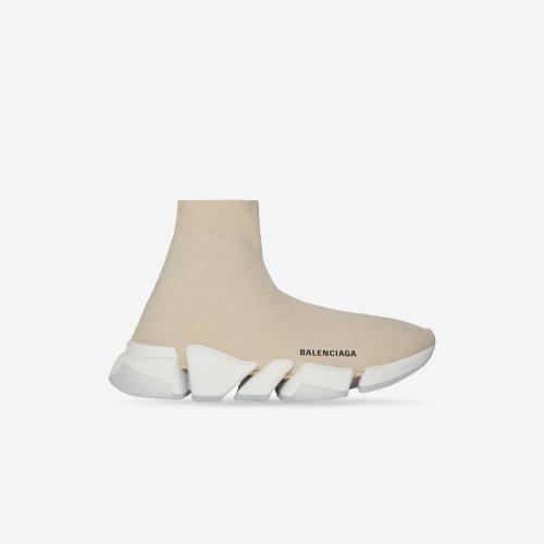  BALENCIAGA巴黎世家 22年春夏 男士 休闲运动鞋 Mens Speed 2.0 Recycled Knit Trainers With