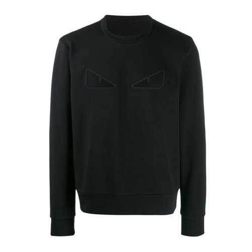  FENDI/芬迪 男士黑色棉质卫衣 FAF535 A8JQ F0GME PLFSX