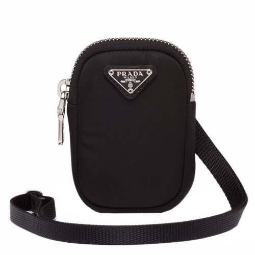 PRADA/普拉达 女士 女包 黑色尼龙斜挎包单肩包 1TT130-2CKI-F0002
