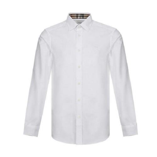  BURBERRY/博柏利 男士白色棉质长袖衬衫 80245141