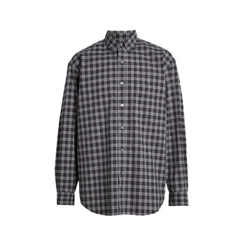  BURBERRY/博柏利 男士混色棉质纽扣长袖衬衫 80031511 PLFSX