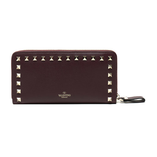 Valentino/华伦天奴 女士皮质长款拉链钱包钱夹 SW2P0645BOL