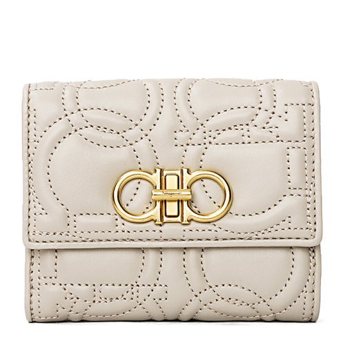 Salvatore Ferragamo/菲拉格慕 女士皮革短款钱包手拿包女包 22D339多色可选(99新未使用)