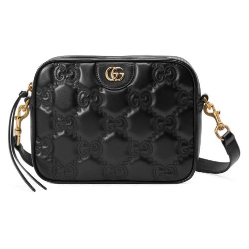  GUCCI古驰 22年秋冬 女士 GG绗缝皮革肩背包 702234 UM8HG 1046