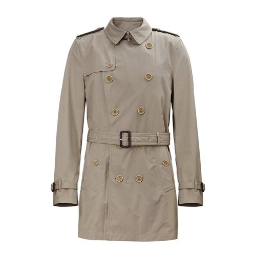 BURBERRY/博柏利  男装 服装 男士纯棉经典双排扣风衣 男士大衣