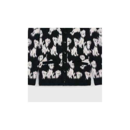  CELINE赛琳思琳 22年秋冬 男士 针织衫 艺术家提花拉绒棉质开衫 2A51W531Q.38NO